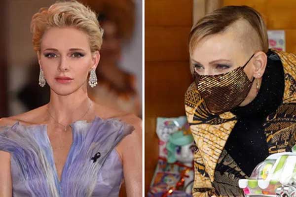 Hóa ra đây là lý do khiến Vương phi Monaco rũ bỏ vẻ đẹp nữ thần để nổi loạn với mái tóc cạo nửa đầu khiến bao người choáng váng-4