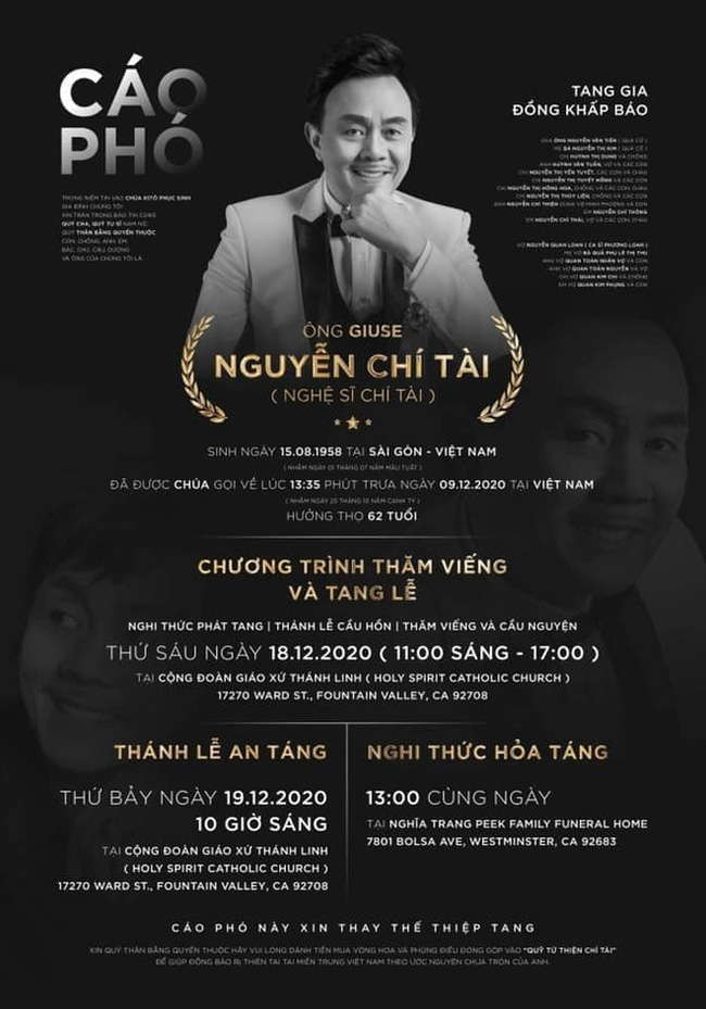 Lễ an táng cố nghệ sĩ Chí Tài tại Mỹ: Xúc động khoảnh khắc cuối cùng trong phòng hỏa táng, Phương Loan lưu luyến xoa di ảnh chồng-26