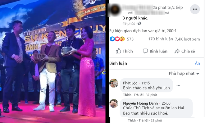 Dậy sóng với màn giao dịch dàn hoa lan đột biến trị giá 200 tỷ-1