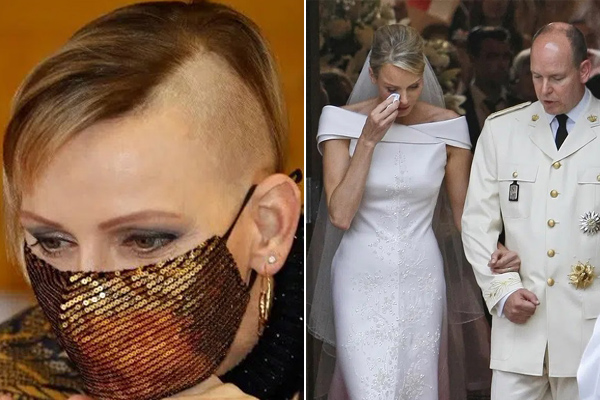 Vương phi Monaco lần đầu xuất hiện cùng gia đình chồng với mái tóc cạo nửa đầu, nàng dâu hoàng gia gốc Việt cũng góp mặt-6