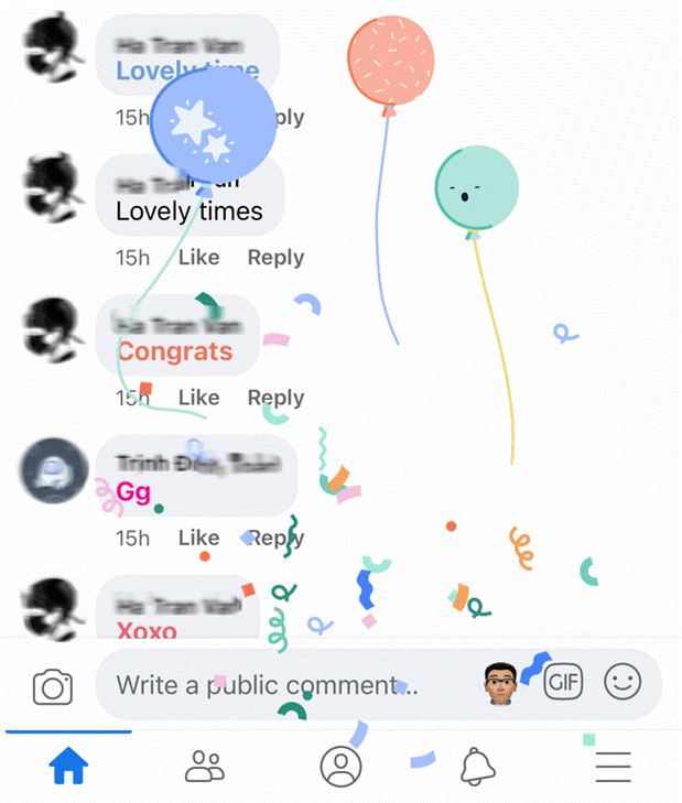 Không chỉ Gg, hãy comment XOXO”, Congrats”, Lovely Time” trên Facebook, bạn sẽ thấy rất nhiều thứ ảo diệu!-4