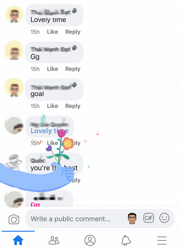 Không chỉ Gg, hãy comment XOXO”, Congrats”, Lovely Time” trên Facebook, bạn sẽ thấy rất nhiều thứ ảo diệu!-5