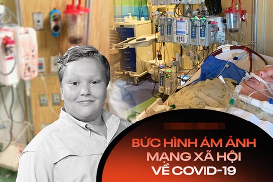Bức hình ám ảnh: Bà mẹ đau đớn chia sẻ hình ảnh con trai ho ra máu, nhuộm đỏ tường trước khi lìa đời vì nhiễm Covid-19