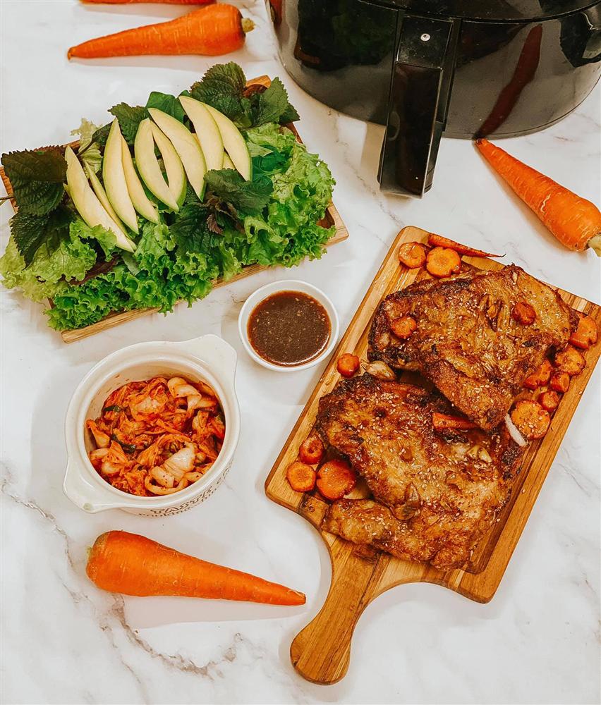 Trời lạnh làm set đồ nướng tại gia siêu ngon bằng nồi chiên không dầu, chồng con khen nức nở-7