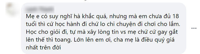 Đi chơi với bạn bè, mẹ theo sau tới tận bàn uống nước, cô bé 15 tuổi bất lực cầu cứu vì bị kìm kẹp, thực sự là bất hạnh hay ngược lại?-10