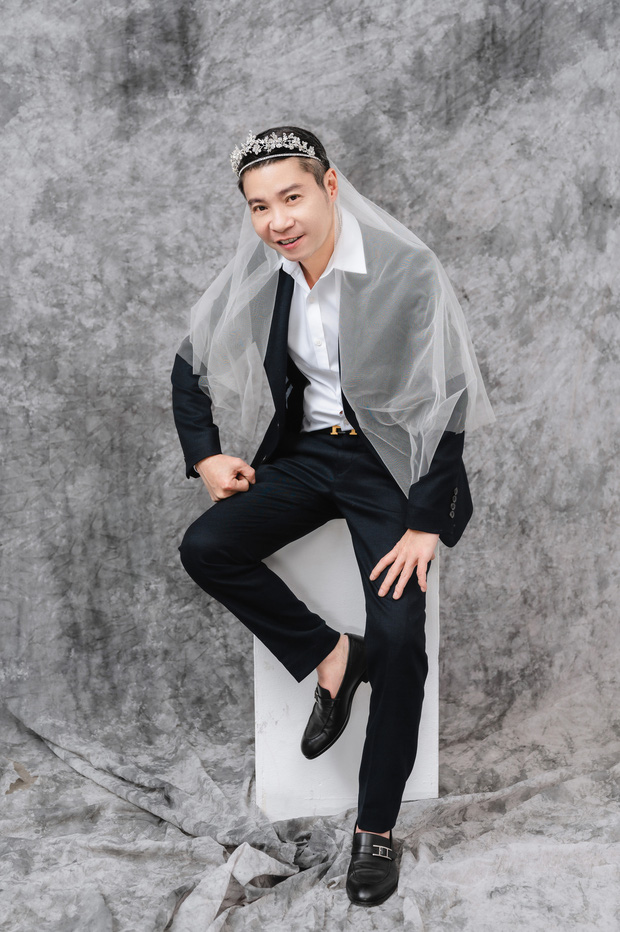 Trọn bộ ảnh cưới của NS Công Lý và bạn gái kém 15 tuổi: Cô dâu nhan sắc rạng ngời, Cô Đẩu” tạo dáng cực lầy-7