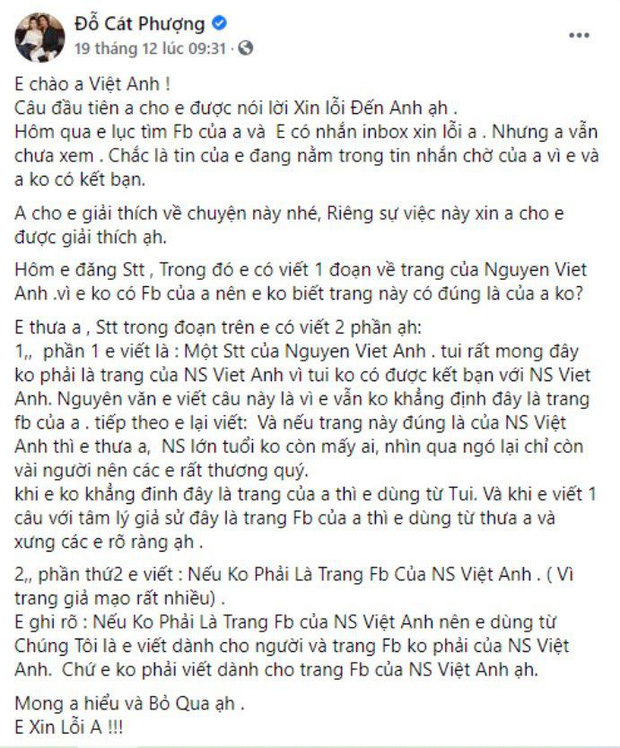 4 lần Cát Phượng vạ miệng trên MXH: Phản pháo NSND Việt Anh, gây phẫn nộ khi nói về Minh Béo và lời thề liên quan đến An Nguy-3