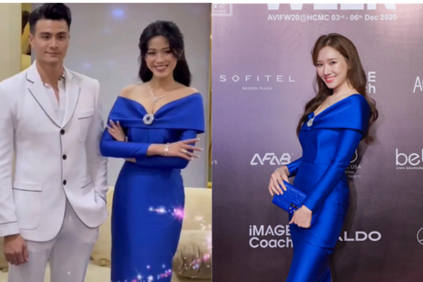 Hoa hậu Đỗ Thị Hà giật spotlight nhờ suits đỏ nổi bần bật, netizen đồng loạt thắc mắc: Ủa sao giống Hà Hồ vậy?-5