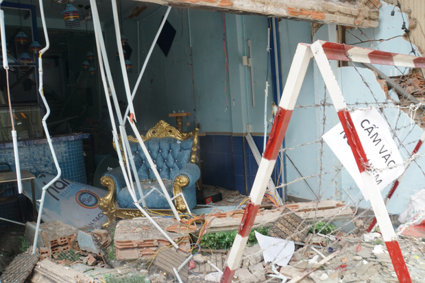 Ảnh: Cận cảnh hiện trường quán bún ở Sài Gòn bị nổ tung, chỉ còn lại đống đổ nát-5