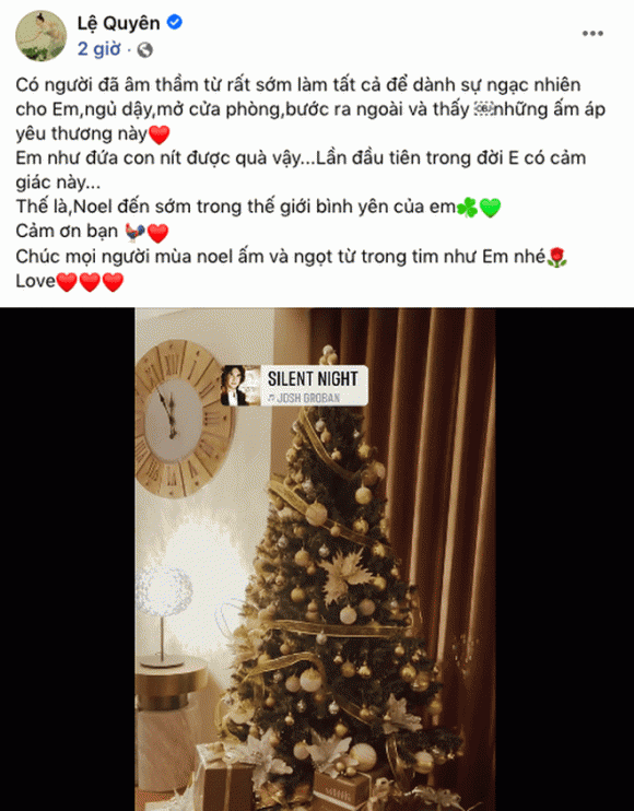 Giữa nghi vấn hẹn hò, Lệ Quyên lần đầu công khai ảnh ngồi cạnh tình trẻ tin đồn” trong đêm Giáng sinh-3