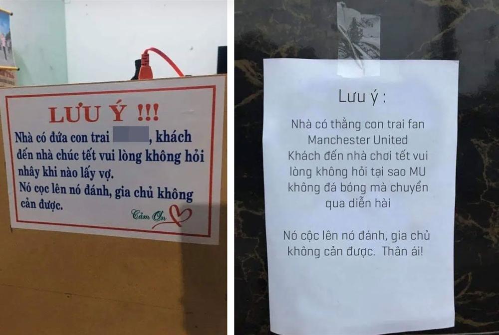 Tấm bảng lưu ý dành cho khách đến chúc Tết bỗng dưng nổi tiếng trên mạng xã hội khiến dân mạng hào hứng muốn check-in theo phong trào Tết văn minh-6