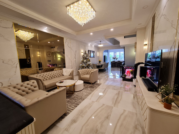 Vợ chồng trẻ đi từ Nam ra Bắc chọn đồ decor, có được ngôi nhà tân cổ điển đẹp mê ly và sang chảnh từng cm-5