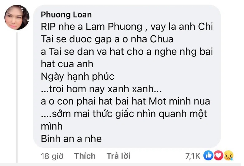 Xót xa lời ca sĩ Phương Loan tiễn biệt nhạc sĩ Lam Phương: Anh Tài sẽ đàn và hát cho anh nghe những bài hát của anh”-2