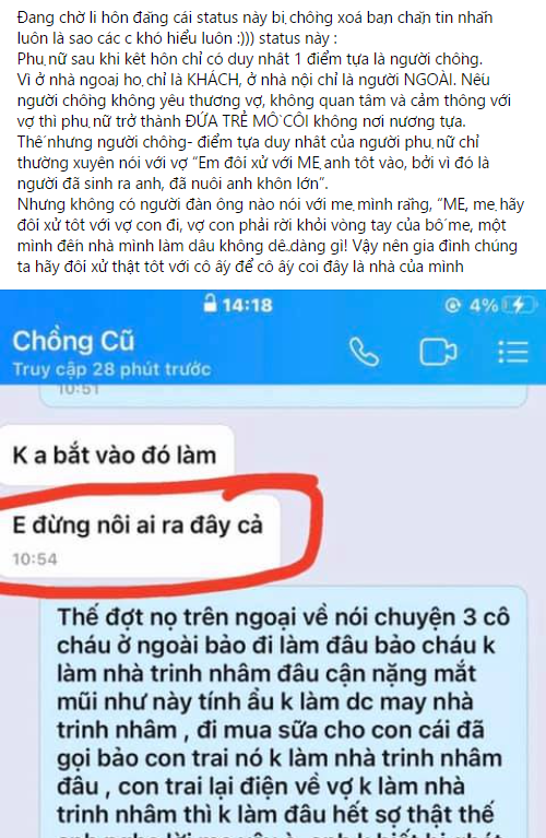 Cô vợ đăng đàn dạy đời” cả nhà chồng và thái độ đầy bất ngờ của chồng sắp cũ, đọc xong ai cũng thấy gắt nhưng quá chuẩn!-1