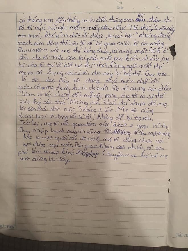 Bài văn miêu tả mẹ cực hài hước của con trai Xuân Bắc: Mẹ tôi lúc nắng lúc mưa... mẹ ức chế 1 đứa thế là 2 đứa đều bị ăn mắng-2
