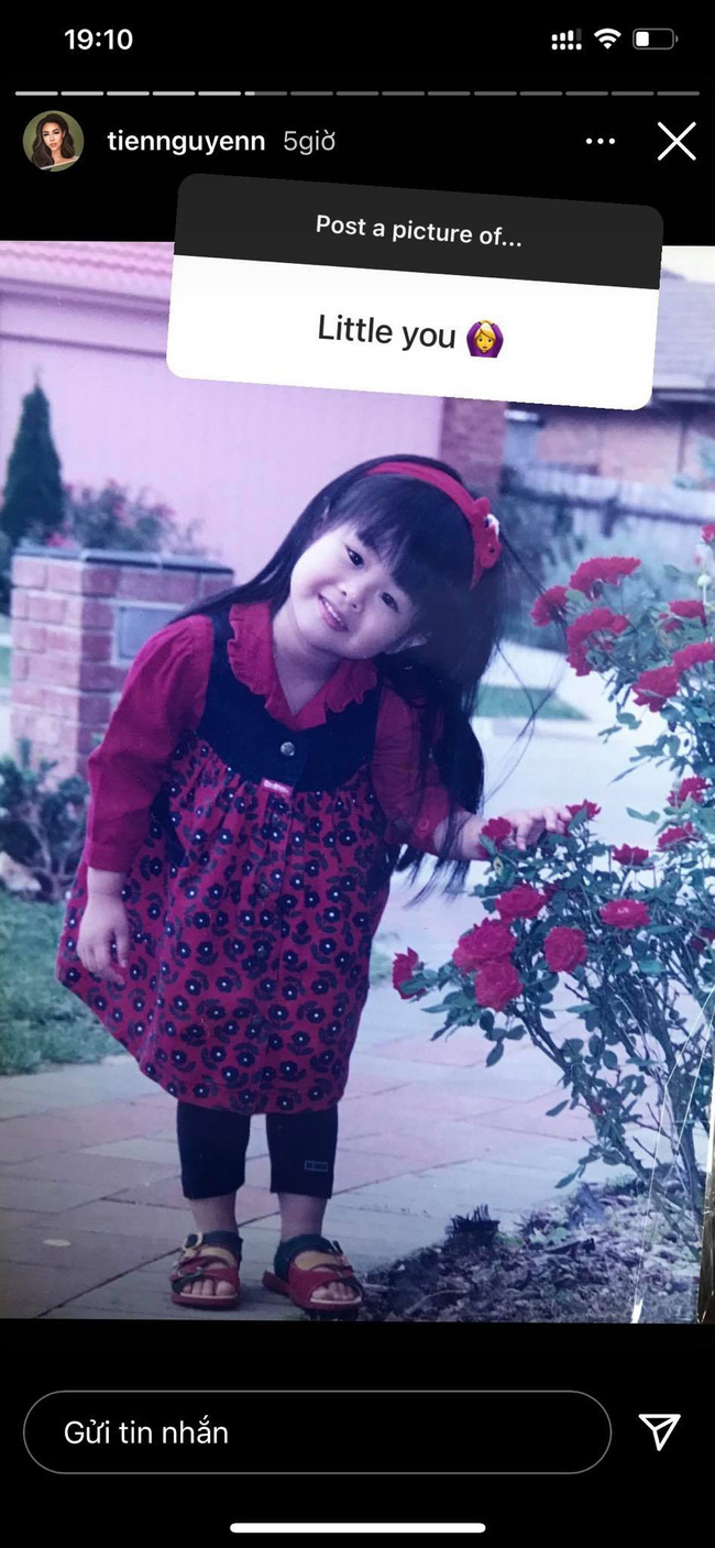 Rich kid Tiên Nguyễn khoe ảnh hồi nhỏ, tóc dài ngang lưng, khuôn mặt bầu bĩnh và nụ cười bao năm vẫn không hề thay đổi-3