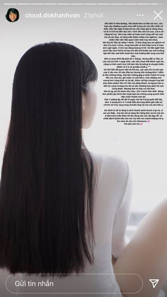 Khánh Vân bị cư dân mạng chỉ trích, hội chị em Sao nhập ngũ lập tức lên tiếng bênh vực-9