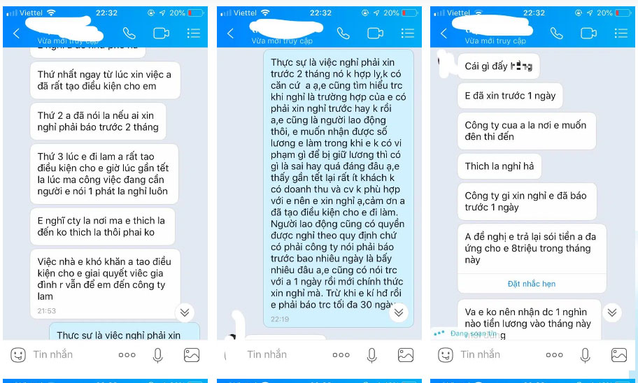 Xin nghỉ việc thời điểm trước Tết, cô nàng sale bị sếp dằn mặt, đòi lương ứng trước và màn miệt thị nhân viên khiến ai nấy sốc óc-3