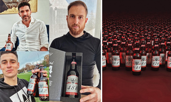 Ăn mừng kỷ lục 644 bàn thắng, Messi tặng bia cho đối thủ-2