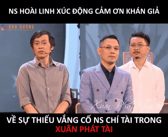 Nghệ sĩ Hoài Linh nghẹn ngào gửi lời cảm ơn nghệ sĩ Hoàng Sơn và khán giả về sự thiếu vắng của cố nghệ sĩ Chí Tài-2