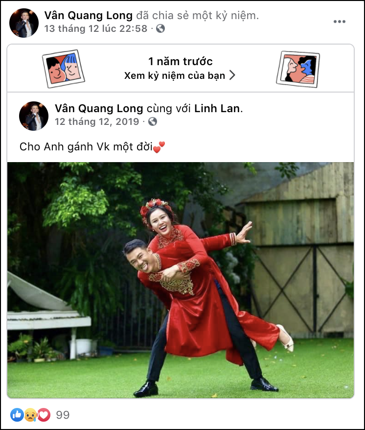 Nghẹn ngào những bài đăng gần nhất của Vân Quang Long trước khi qua đời vì đột quỵ - dạt dào nỗi nhớ vợ con-7