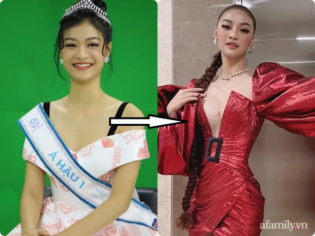 Á hậu lột xác thần tốc nhất Vbiz với gương mặt khác lạ và vòng 1 khủng, nhìn lại nhớ đến Mai Phương Thúy và Kỳ Duyên-5