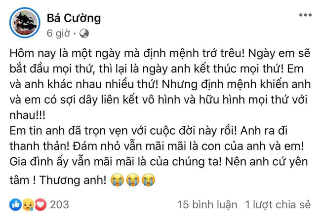 Chồng của vợ cũ Vân Quang Long khiến nhiều người rơi lệ khi có hành động tình nghĩa này-1