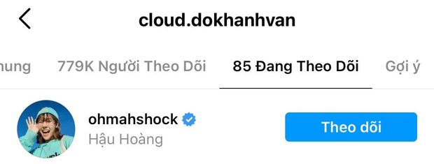 Khánh Vân chỉ follow duy nhất 2 người trong hội chị em Sao Nhập Ngũ 2020 trên Instagram-4