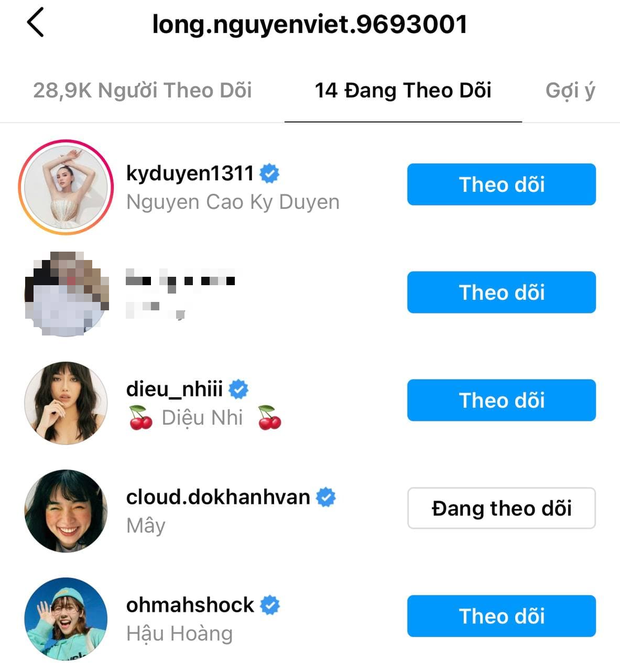 Khánh Vân chỉ follow duy nhất 2 người trong hội chị em Sao Nhập Ngũ 2020 trên Instagram-6