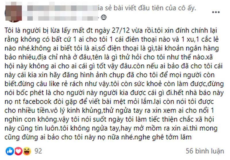 Nữ tài xế công nghệ cả tin để mất điện thoại bất ngờ lên tiếng khẳng định không nhận được bất cứ sự hỗ trợ nào?-2