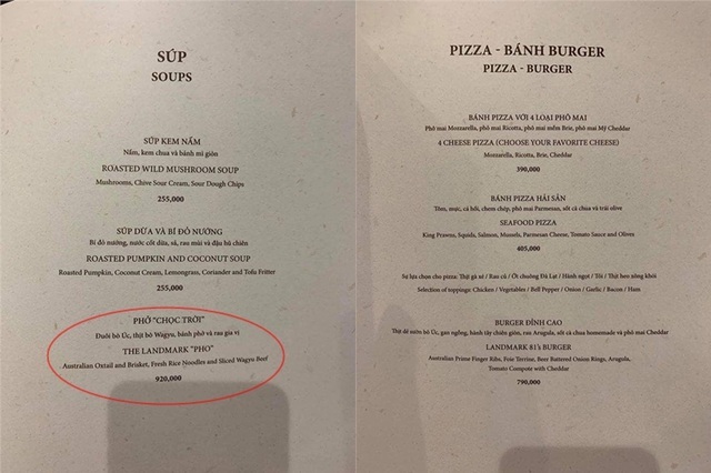 Choáng với bát phở tiền triệu, cơm hộp 29 triệu đồng ở Việt Nam-2