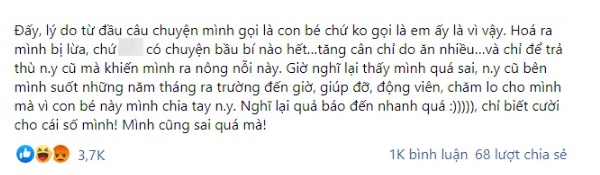 Lỡ dại khiến cô gái khác mang bầu khi đang có người yêu, thanh niên vội vã chia tay để làm đám cưới và quả báo đắng chát đến chỉ sau nửa tháng-1