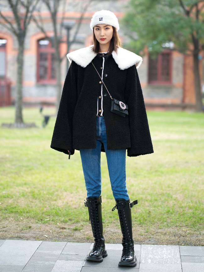 Street style trước thềm đi đón Giao thừa của các quý cô Châu Á: Dù trời lạnh vẫn mặc đẹp bất chấp-2