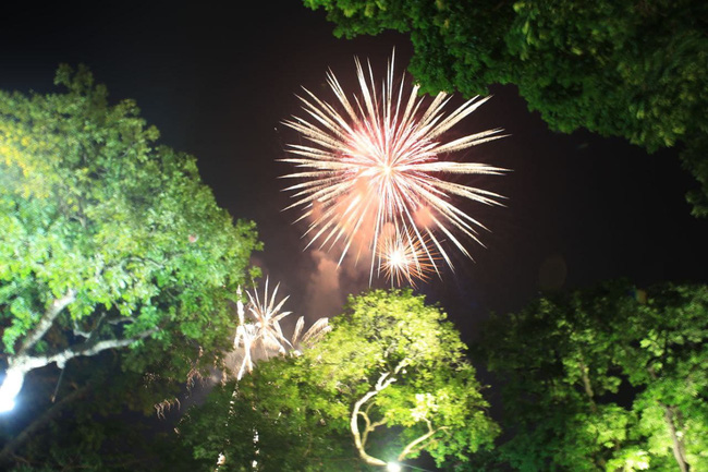 Những khoảnh khắc ấn tượng nhất khi pháo hoa thắp sáng bầu trời Hà Nội và TP.HCM chào đón năm mới 2021-3
