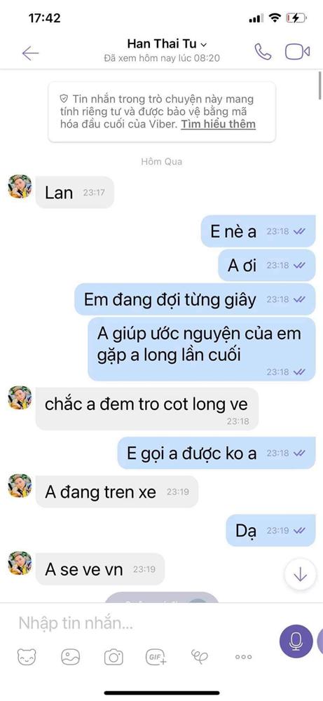 Xuất hiện kẻ giả mạo bạn thân, lừa vợ Vân Quang Long gửi 100 triệu để đưa hài cốt chồng từ Mỹ về Việt Nam-2