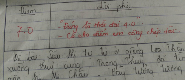 Những màn chấm điểm vô tiền khoáng hậu của giáo viên: Ai cũng tưởng thầy cô thiên vị nhưng khi đọc đến lời phê mới ngã ngửa-5