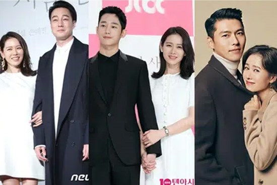 Son Ye Jin đổi đủ kiểu tóc khi sánh bước bên Hyun Bin, còn ở cạnh Jung Hae In hay So Ji Sub thì để mãi một kiểu giản đơn