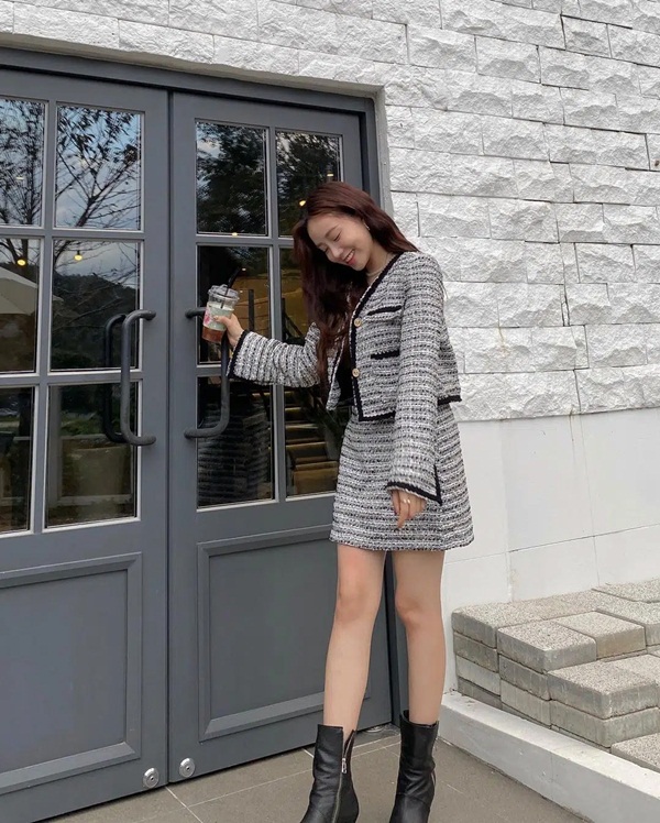 12 outfit max sành điệu của hội gái Hàn sang chảnh, học theo ngay để có style chuẩn đẹp cho năm mới-4