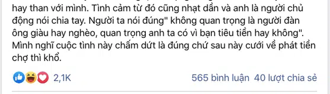 Người yêu keo kiệt đến mức lúc nào đi chơi cũng than vãn: Chỉ còn 200 nghìn, cô gái lẳng lặng rồi đưa ra quyết định cuối cùng-1