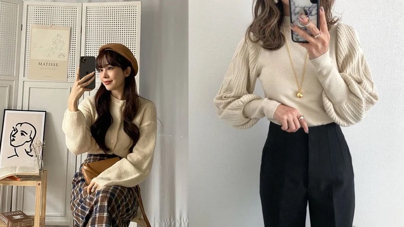 4 cách diện áo len hack dáng đỉnh cao: Body thon thả mà điểm sang chảnh cũng tăng vù vù-5