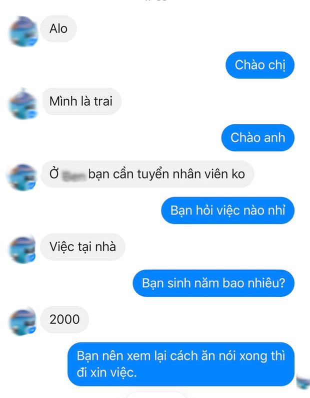 Nam sinh đi xin việc ăn nói xấc láo, không thèm chào hỏi, bị nhà tuyển dụng cho màn dạy đời đi vào lòng người-1