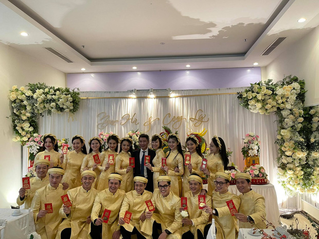 Cập nhật lễ ăn hỏi NS Công Lý: Tân lang tân nương tươi như hoa, xúc động với chia sẻ của 2 con riêng trong ngày vui của bố-4