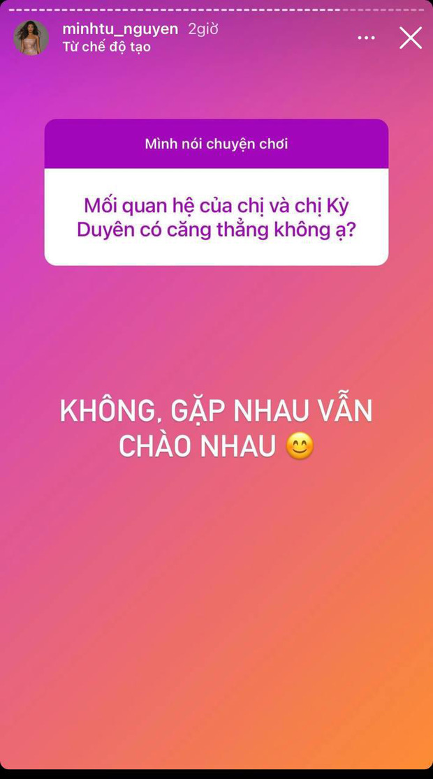 Minh Tú lên tiếng giữa drama unfriend: Đáp cực căng vì bị so với Hoàng Thuỳ, tiết lộ quan hệ hiện tại với Kỳ Duyên-4