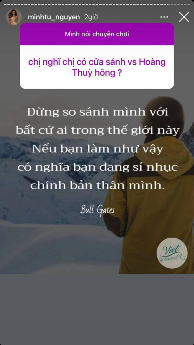 Minh Tú lên tiếng giữa drama unfriend: Đáp cực căng vì bị so với Hoàng Thuỳ, tiết lộ quan hệ hiện tại với Kỳ Duyên-3