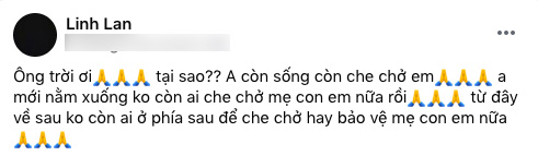 Vợ Vân Quang Long đau khổ khi bị từ chối nhận con dâu: Anh nằm xuống không còn ai che chở mẹ con em nữa-1