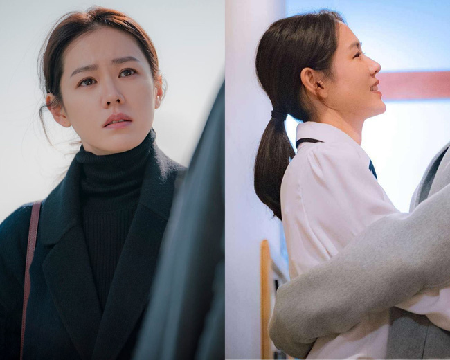 5 kiểu tóc buộc thấp đẹp lịm tim của Son Ye Jin, nàng 30+ áp dụng là quá hợp vì nhìn sang lên vài chân kính-1