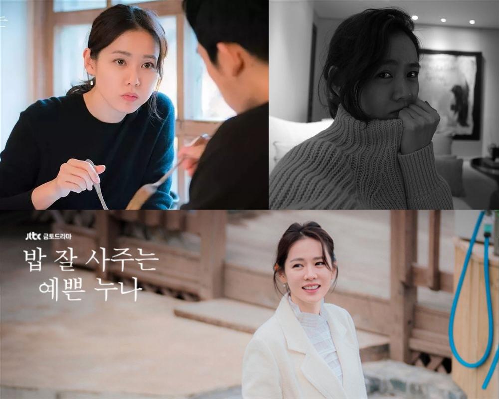 5 kiểu tóc buộc thấp đẹp lịm tim của Son Ye Jin, nàng 30+ áp dụng là quá hợp vì nhìn sang lên vài chân kính-2