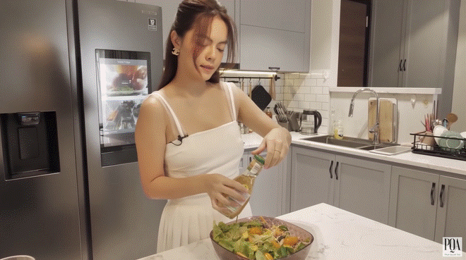 Căn hộ cao cấp màu trắng trang nhã của Phạm Quỳnh Anh: Nhiều đồ nội thất thông minh, phòng để đồ hiệu khiêm tốn-3