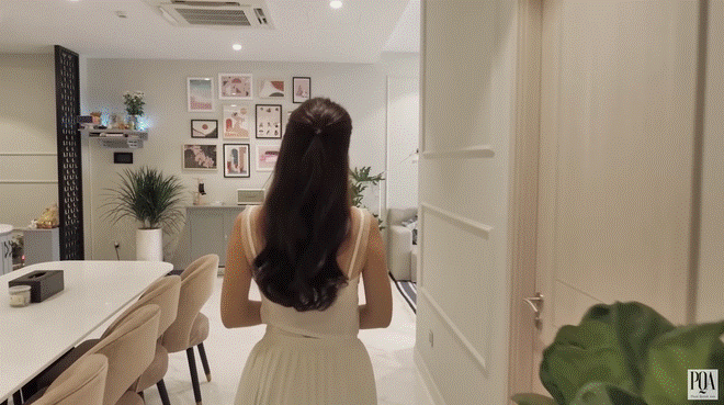 Căn hộ cao cấp màu trắng trang nhã của Phạm Quỳnh Anh: Nhiều đồ nội thất thông minh, phòng để đồ hiệu khiêm tốn-5