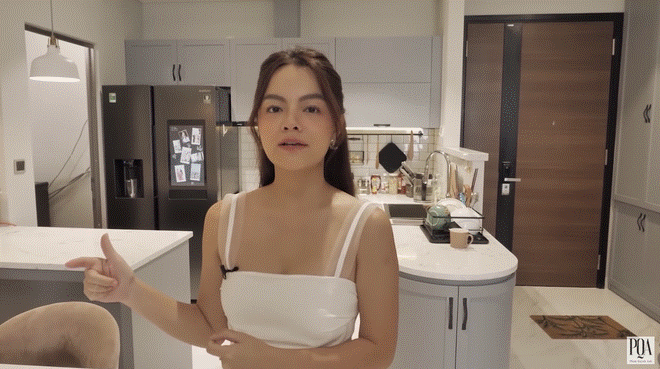 Căn hộ cao cấp màu trắng trang nhã của Phạm Quỳnh Anh: Nhiều đồ nội thất thông minh, phòng để đồ hiệu khiêm tốn-4